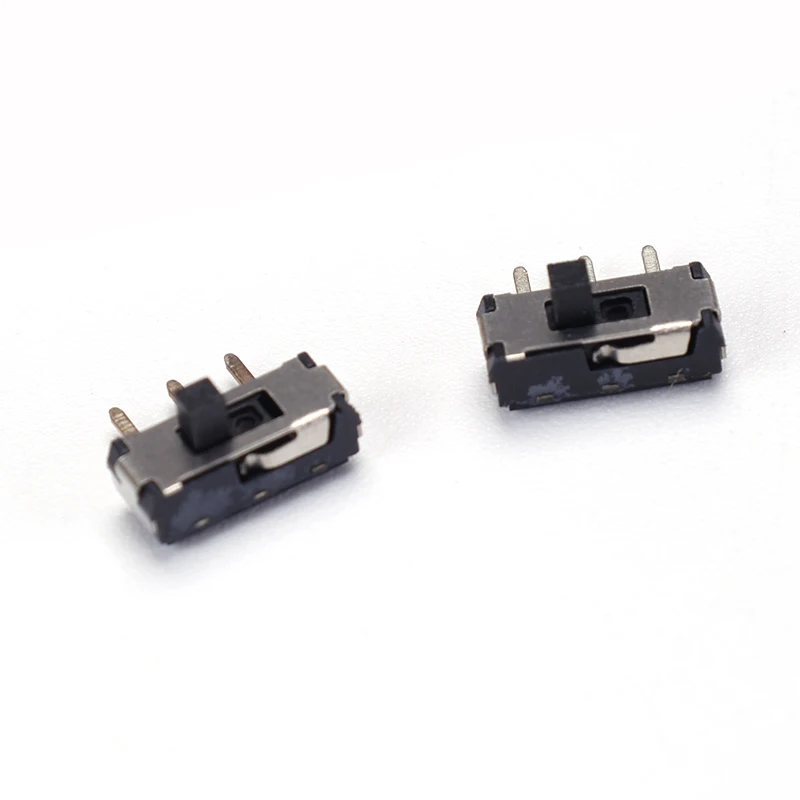 5PCS MSK-12D19 3-Pin 2-Position Single-Row Horizontal Power Switch Miniature Toggle Switch 2mm Handle Length for Electronics