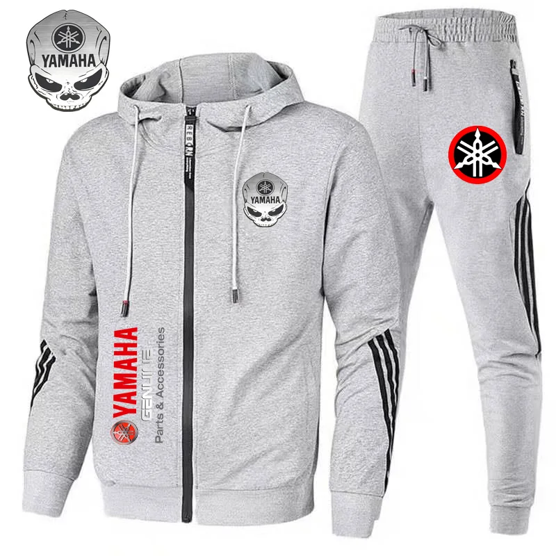 

2025 New Men's Sport and Casual Casual Wear Multi-purpose Motorcycle YAMAHA Brand Men's Clothing and Pants Set, Suitable