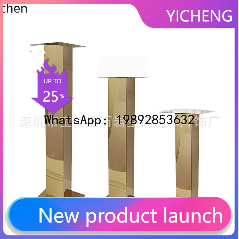 

wedding stainless steel gold flower stand cake stand home decoration