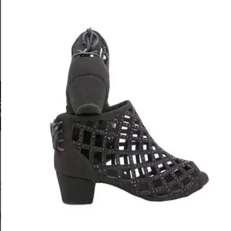 Loogtshon latin dance shoes woman Dance Shoes For Girls Ballroom Latin Dance Shoes Woman With Rhinestones Salsa Tango Shoes