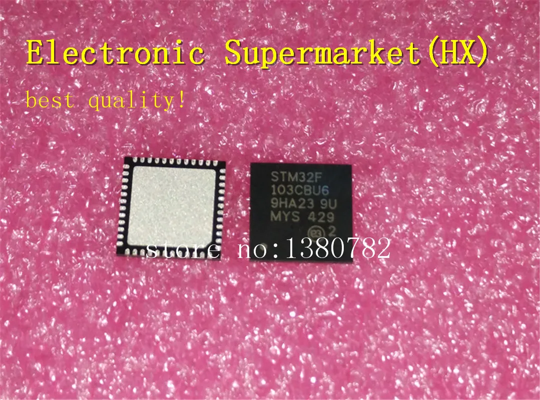 

Free Shipping 20pcs/lots STM32F103CBU6 QFN48 100% New original IC In stock!