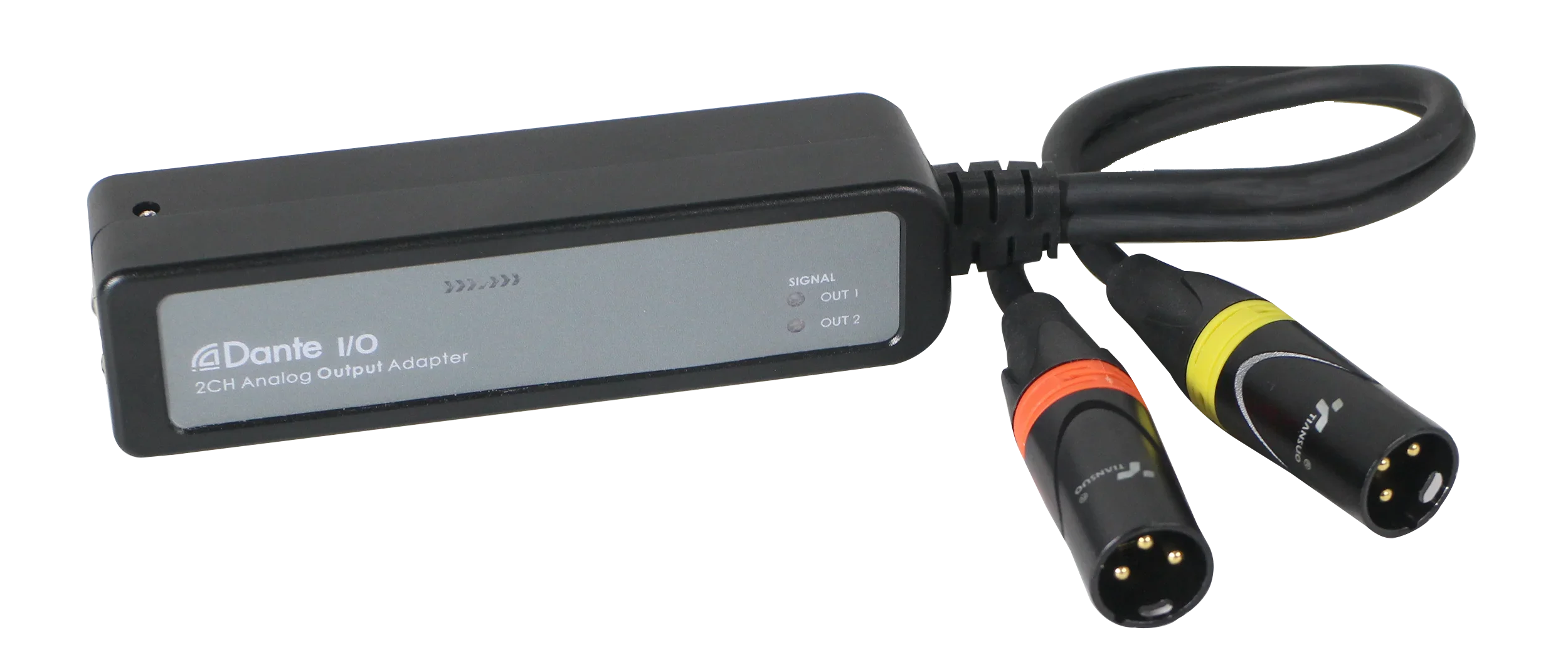 Dante to Analog Audio Interface DO22 with RJ45 & Dual XLR-M Outputs for Pro Sound Systems
