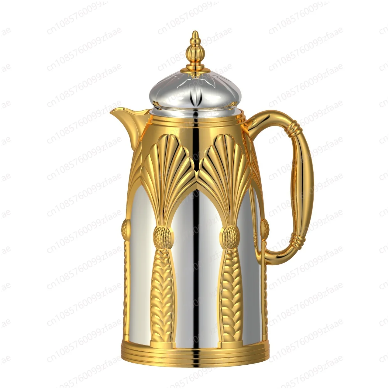 

Thermos Iron Shell Portable Press-On Kettle 1.0L Embossed Vacuum Pot