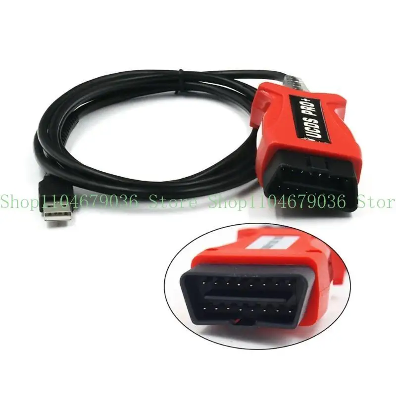 

Автомобильный диагностический кабель 652F V1.27.001 UCDS с адаптером сканера OBD2 на 35 жетонов