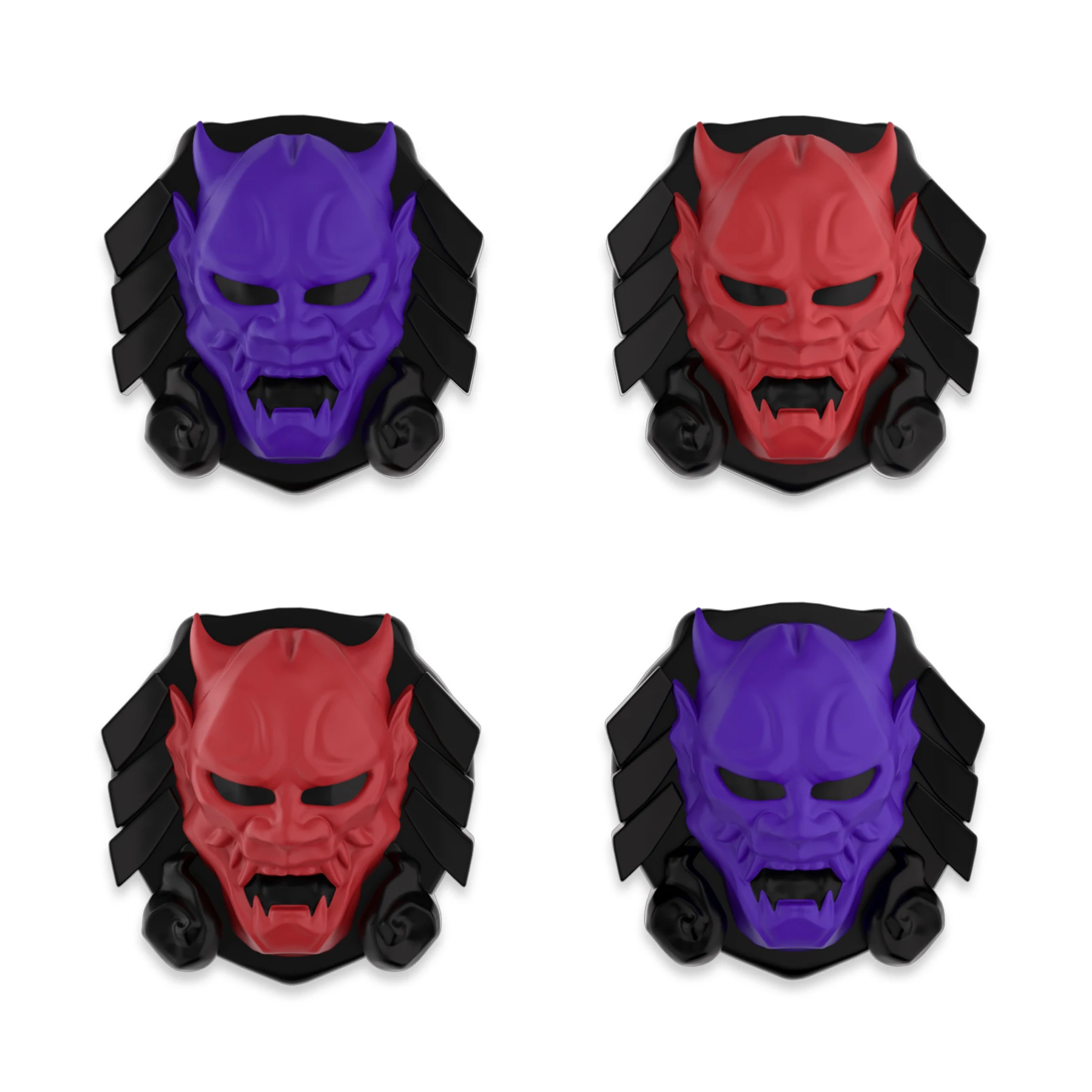 PlayVital 실리콘 아날로그 엄지 그립, 닌텐도 스위치 및 스위치 라이트 및 스위치 OLED - Cthulhu The Octopus & Oni Demons