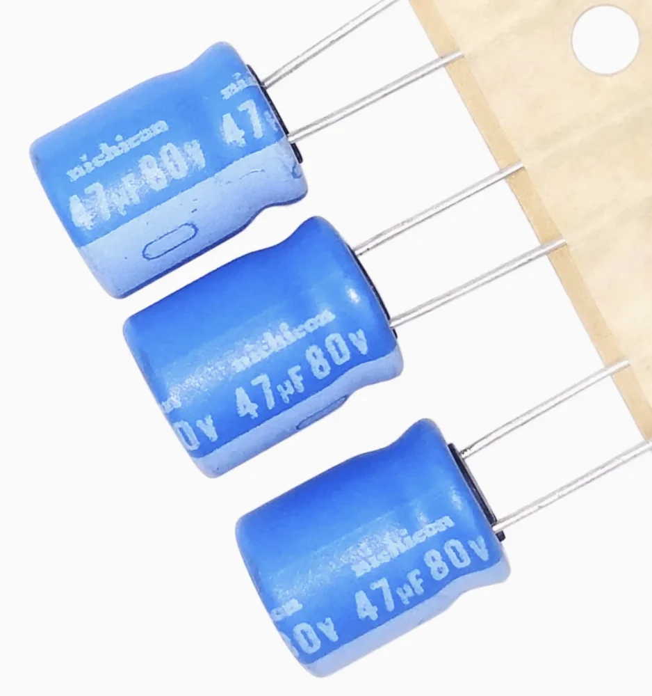 10PCS NICHICON BT 80V47UF 10X12.5MM 47UF 80V original audio Aluminum electrolytic capacitor 125 degrees 47uF/80V