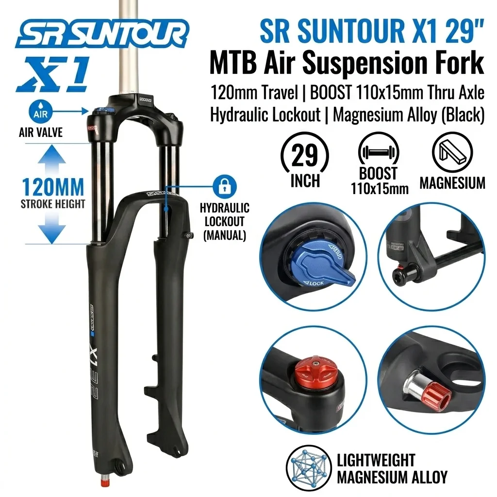 SR SUNTOUR X1 29