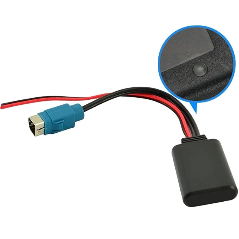 1ks auto Bluetooth 5.0 bezdrátový muzika adaptér pro alpský rádio AUX kabel adaptér KCE-236B CDE9885 9887 na smartphone