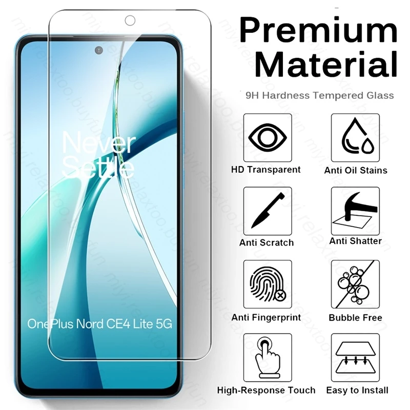 4In1 Tempered Glass Screen Protector For OnePlus Nord CE4 Lite CE 4Lite Light 5G Protect Glass On 1+Nord CE4Lite 5G Camera Glass