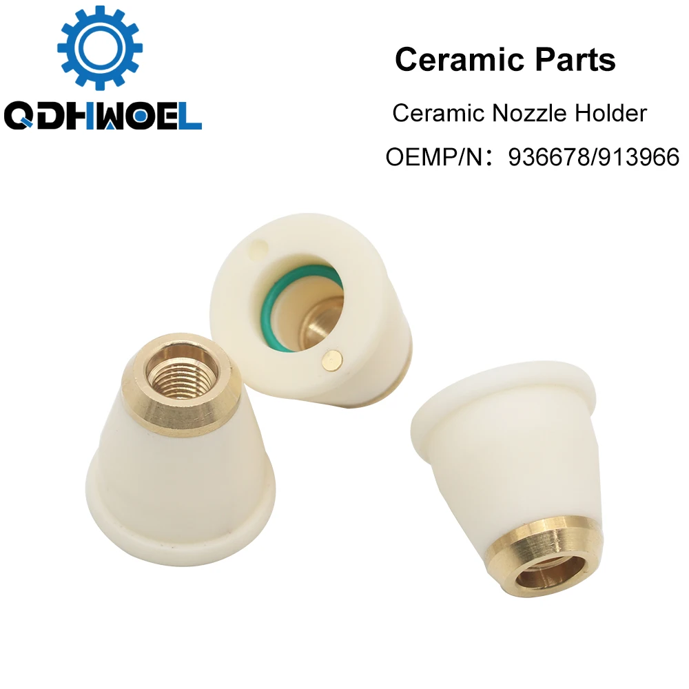 

QDHWOEL 1PCS Laser Ceramic Nozzle Holder OEM PIN 936678/913966 For Fiber Laser Cutting Head