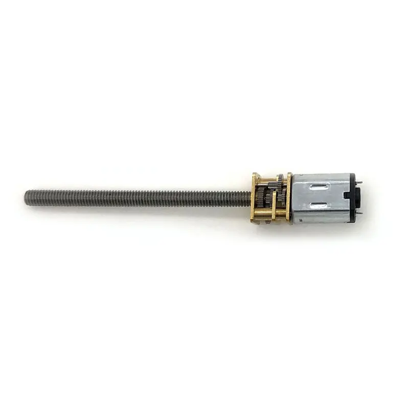 1 SZTUK GA12-N20-M4*55 Mikromotor z przekładnią metalową DC 3V 6V 12V z przedłużonym wałem gwintowanym Silniki DC 200RPM 300RPM 600RPM — zdjęcie 5