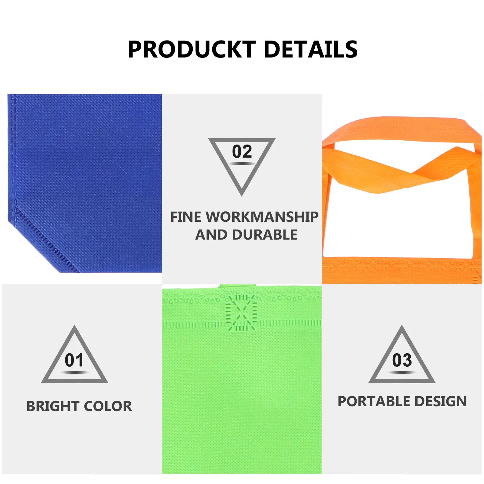 

12 Pcs Non Woven Tote Bag Non-woven Fabric Party Bags Bulk Gift Canvas Shopping Reusable for Goodie