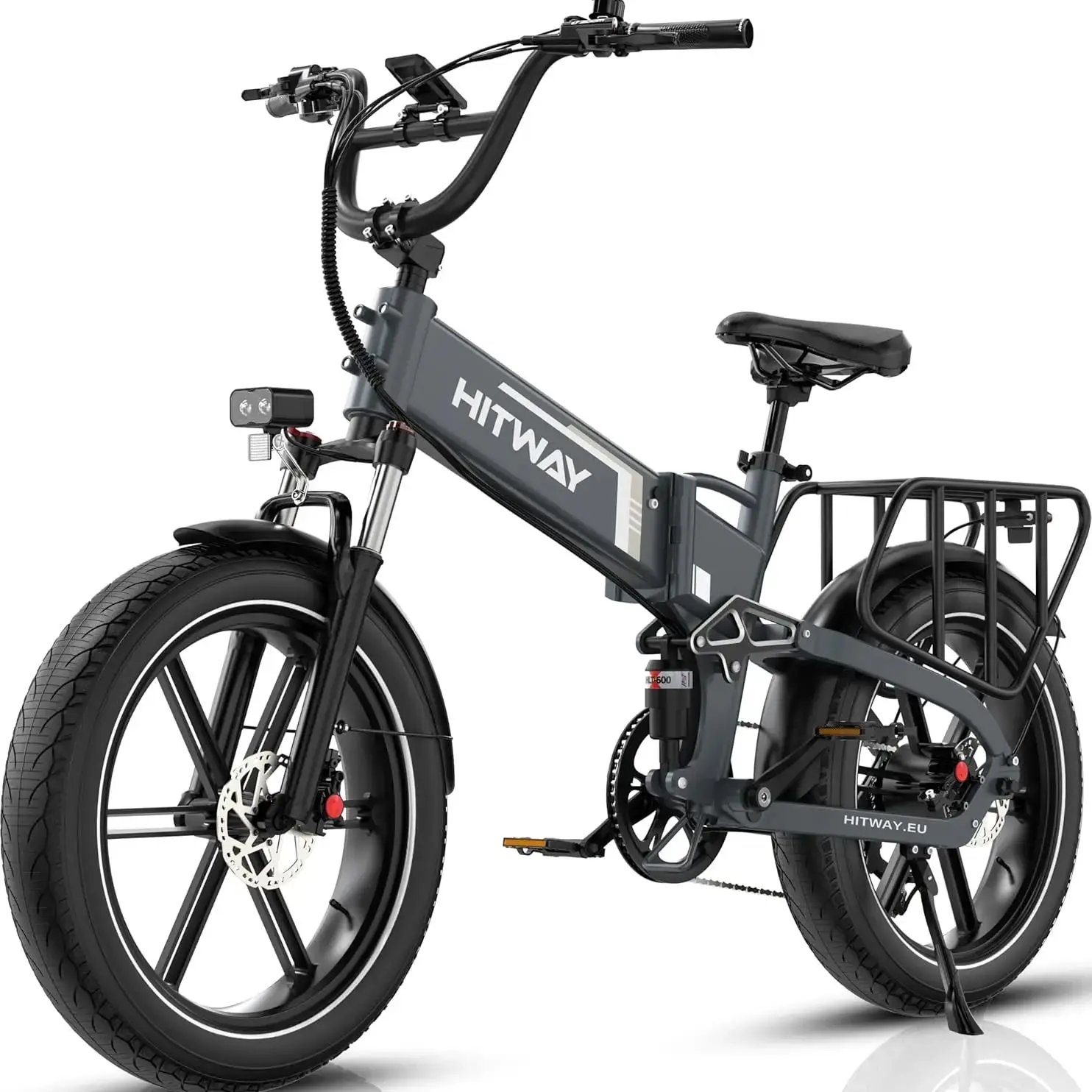 AliExpress HITWAY Electric Bike, 720Wh E Bike, 250W/48V Motor, 70-120km Range,20" Fat Tyres, APP Control, 7-Speed,Foldable, IP54 Waterproof