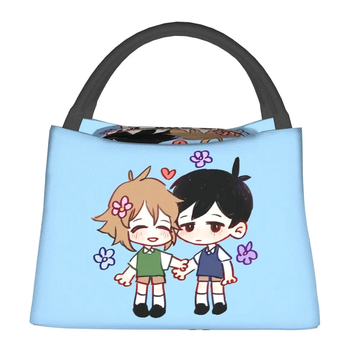 Omori Hero Sunny Basil Lunch Bags Insulated Bento Box Leakproof Lunch Tote Picnic Bags Cooler Thermal Bag for Woman Girl School