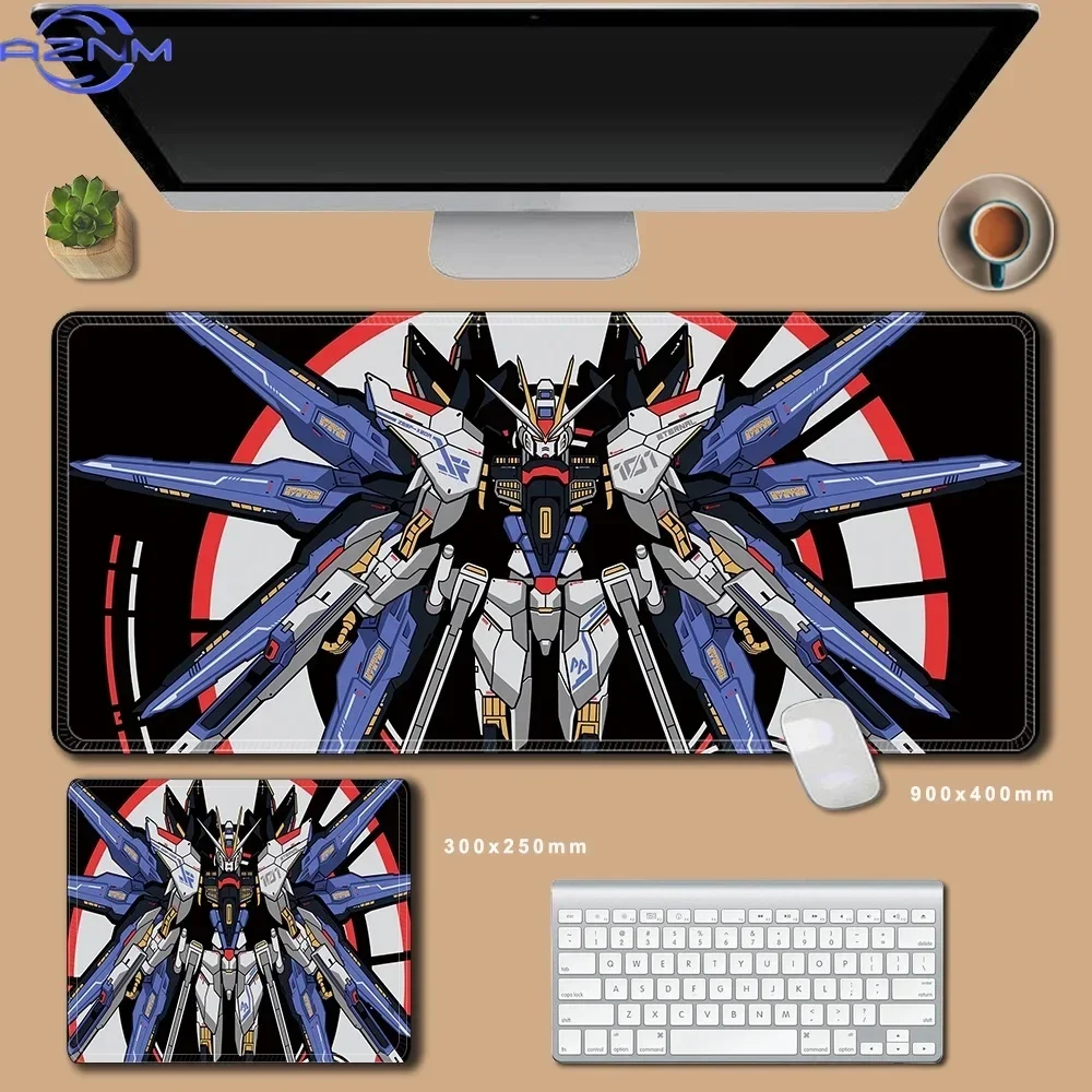 Cool Mecha Anime Robot Print Mouse Pad, Rubber Non-Slip Base, Smooth Surface for Gaming and Office Desktop Computer Use