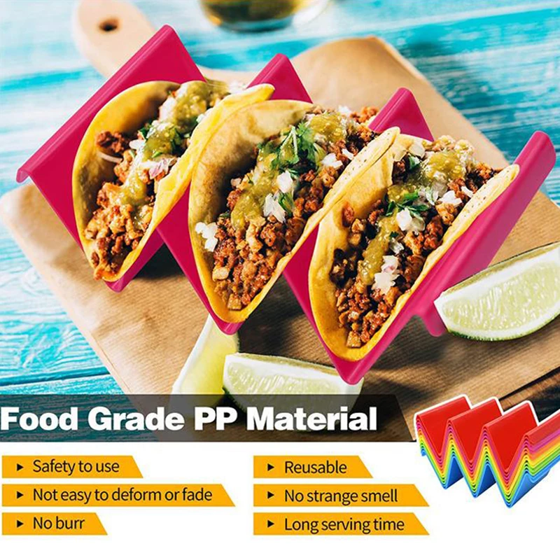 Multifunctional Potato Chip Holder Mexican Pancake Rack Colorful Food Cooling Tray Pancake Display Holder