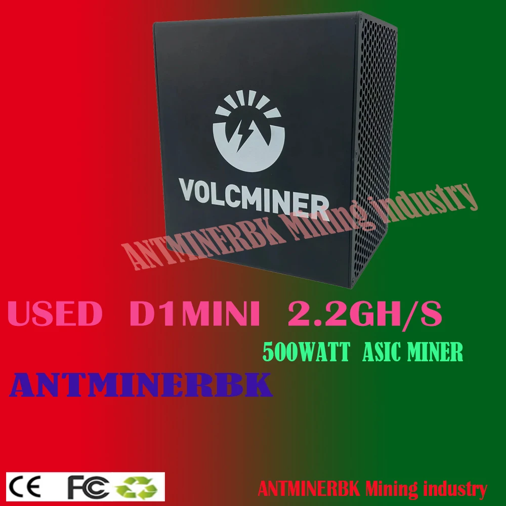 

Б/У Doge Coin Miner VolcMiner D1 Mini Pre 2200Mh/s 500W Doge Miner Алгоритм Выдобывающее шифрование VolcMiner Dogecoin Mining LTC Miner