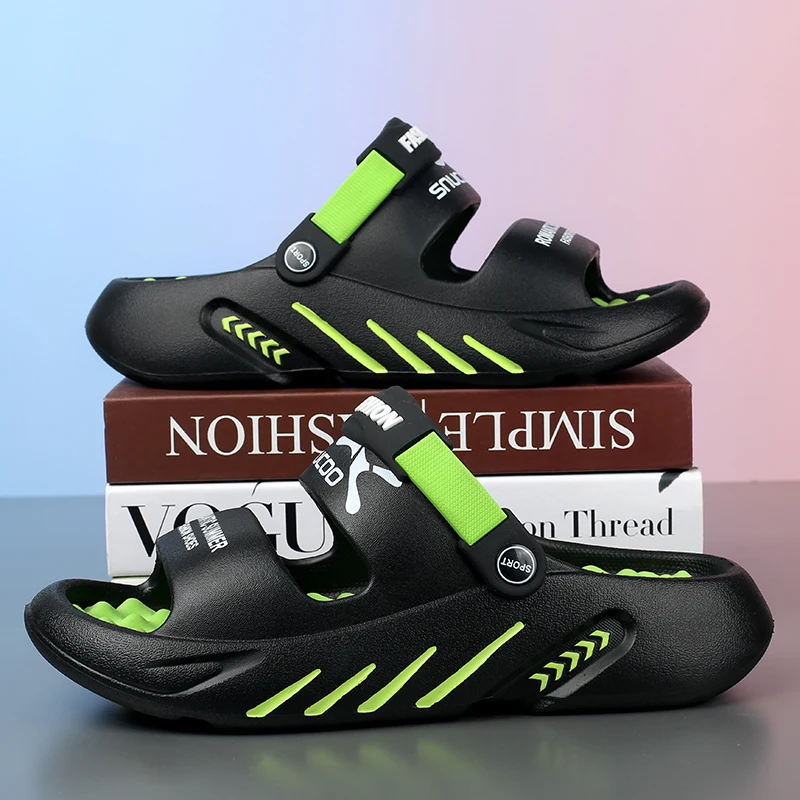 

YRZL 2025 Home Slippers for Men Women Summer Lightweight Sandals Slides Soft Sole Comfortable Anti-Slip Beach Outdoor Shoes