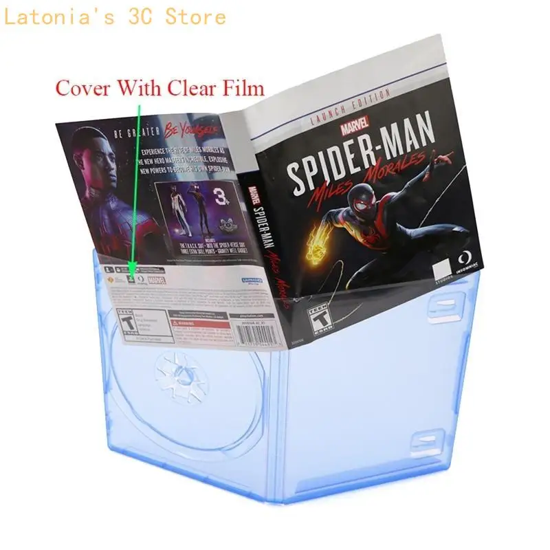 Transparent Blau Spiel für Fall Schutzhülle Box DVD Discs Lagerung Spiel Disk Abdeckung für Fall Ersatz X3UB – Detail 9