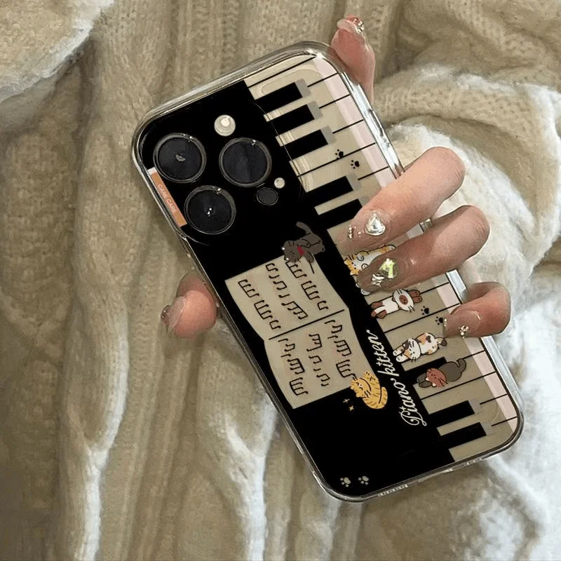 Cute Piano Cat Phone Case For - đánh giá và giá Phone Cases Motorola Edge 2025
