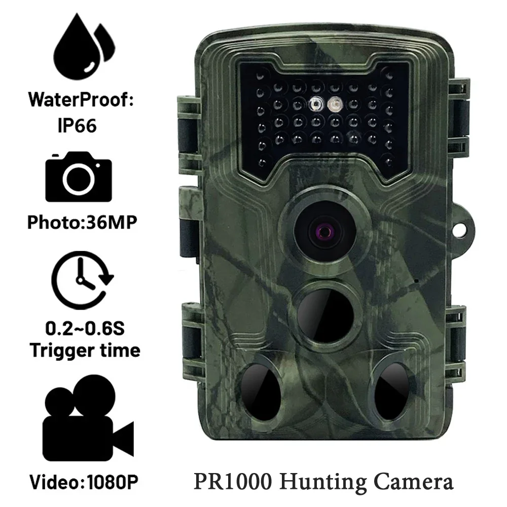 1Pcs PR1000 WideLife Camera Outdoor Waterproof 1080P Video Recorder Infrared Movement Trigger Photograph Animal Camera