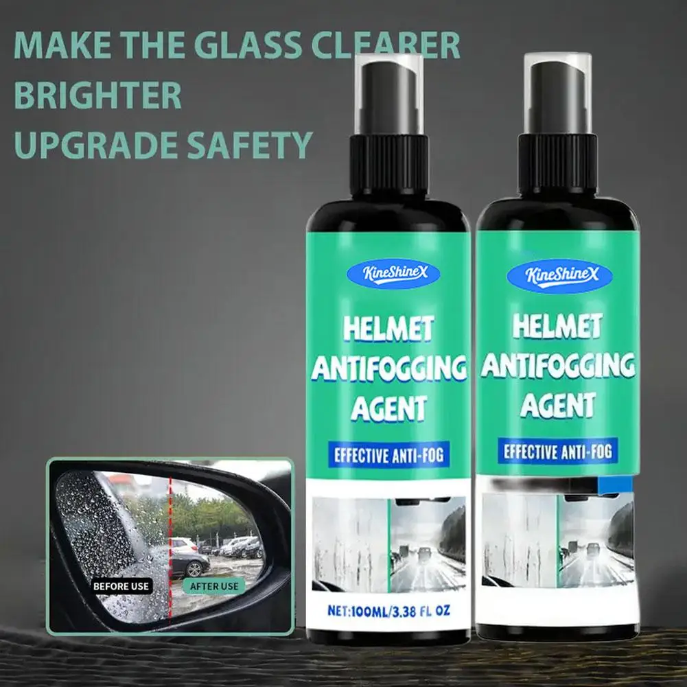 طلاء نانو مضاد للضباب: خوذة دراجة نارية مضادة للضباب، مجموعة خوذات معززة للرؤية، تناسب مقاومة للضباب والسيارات، زجاج M9M3 #6
