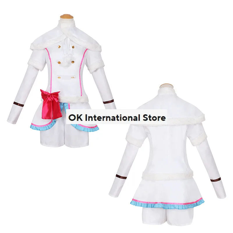 Anime LoveLive Snow Halation EliAyase Sonoda Umi Kotori Minami Maki Nishikino Cosplay Costume Love Live μ'S Snow Lolita Dress