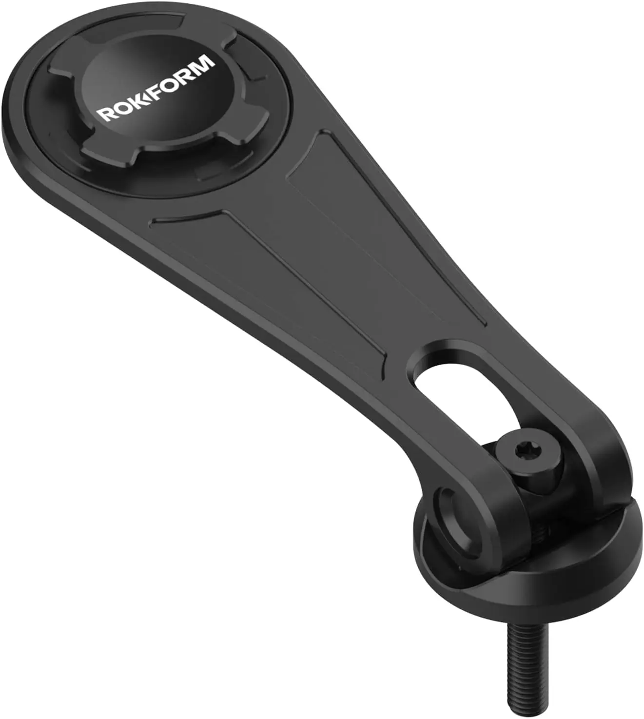 

Bike Mount, Adjustable Phone Holder for Road & Mountain Bikes, 1-1/8' Threadless Stem, Black