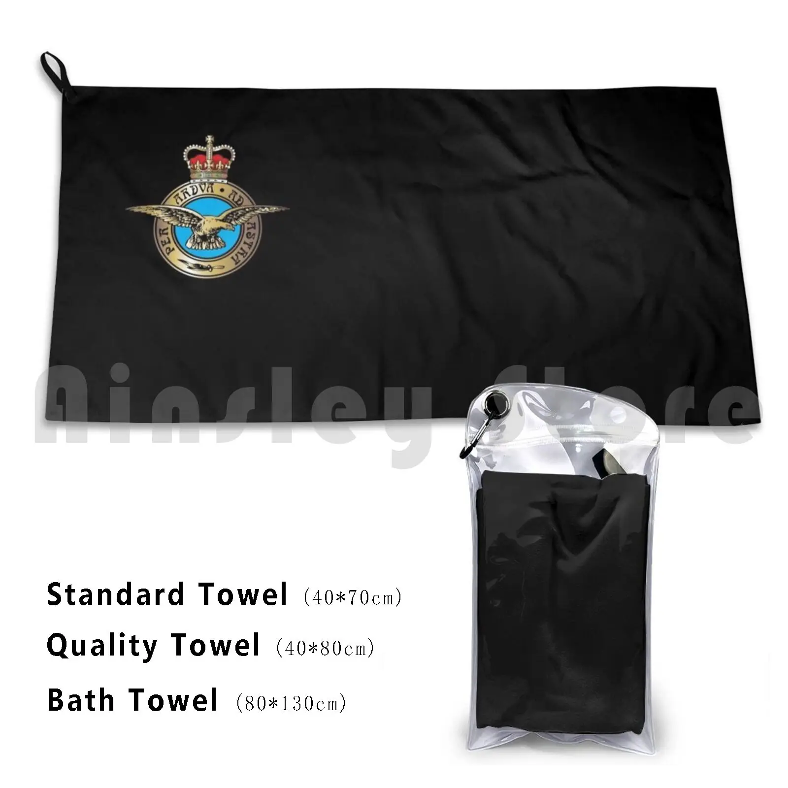 Royal Air Force Original Bath Towel Beach Cushion Royal Royal Air Force Air Force Military Navy Marine Uk