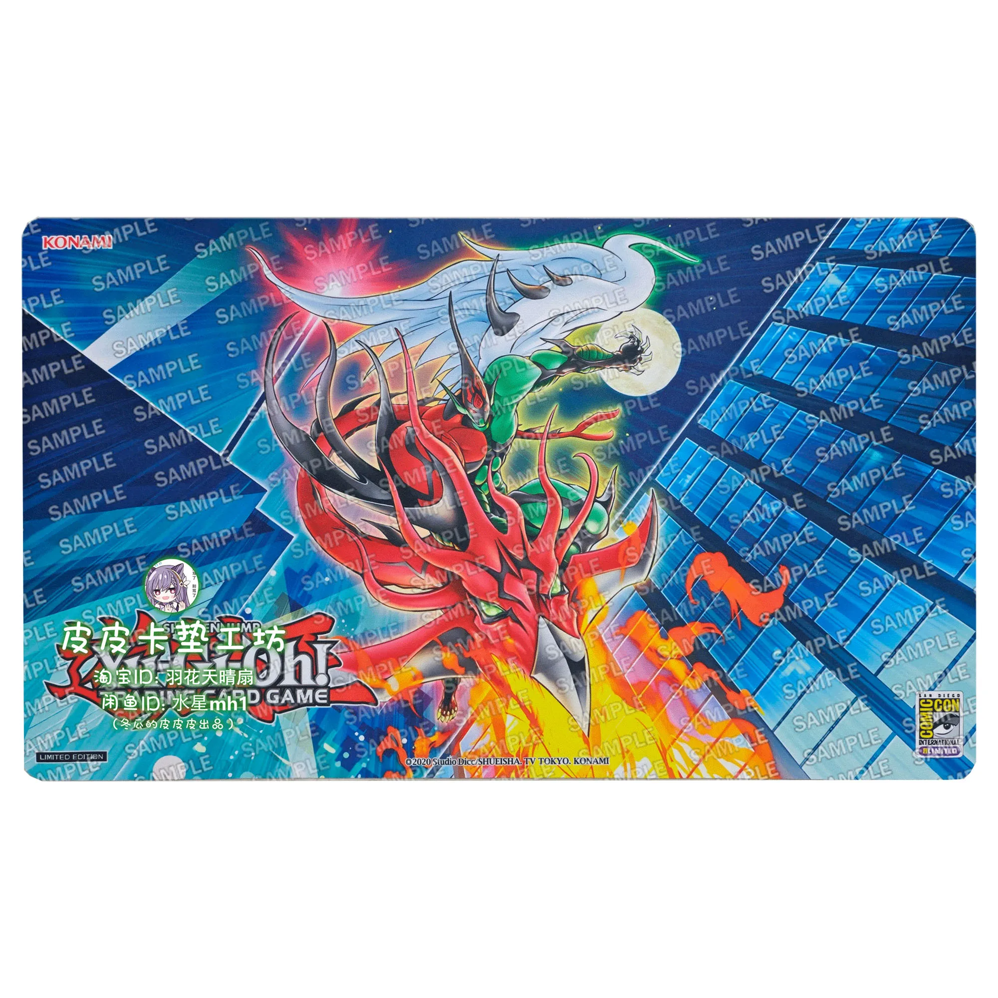 

600X350X2Mm Diy Yu-Gi-Oh! Картка Elemental Hero Blazeman, боевой коврик для одного игрока, настольная игра, карточная пластина, боевой коврик, подарочные игрушки