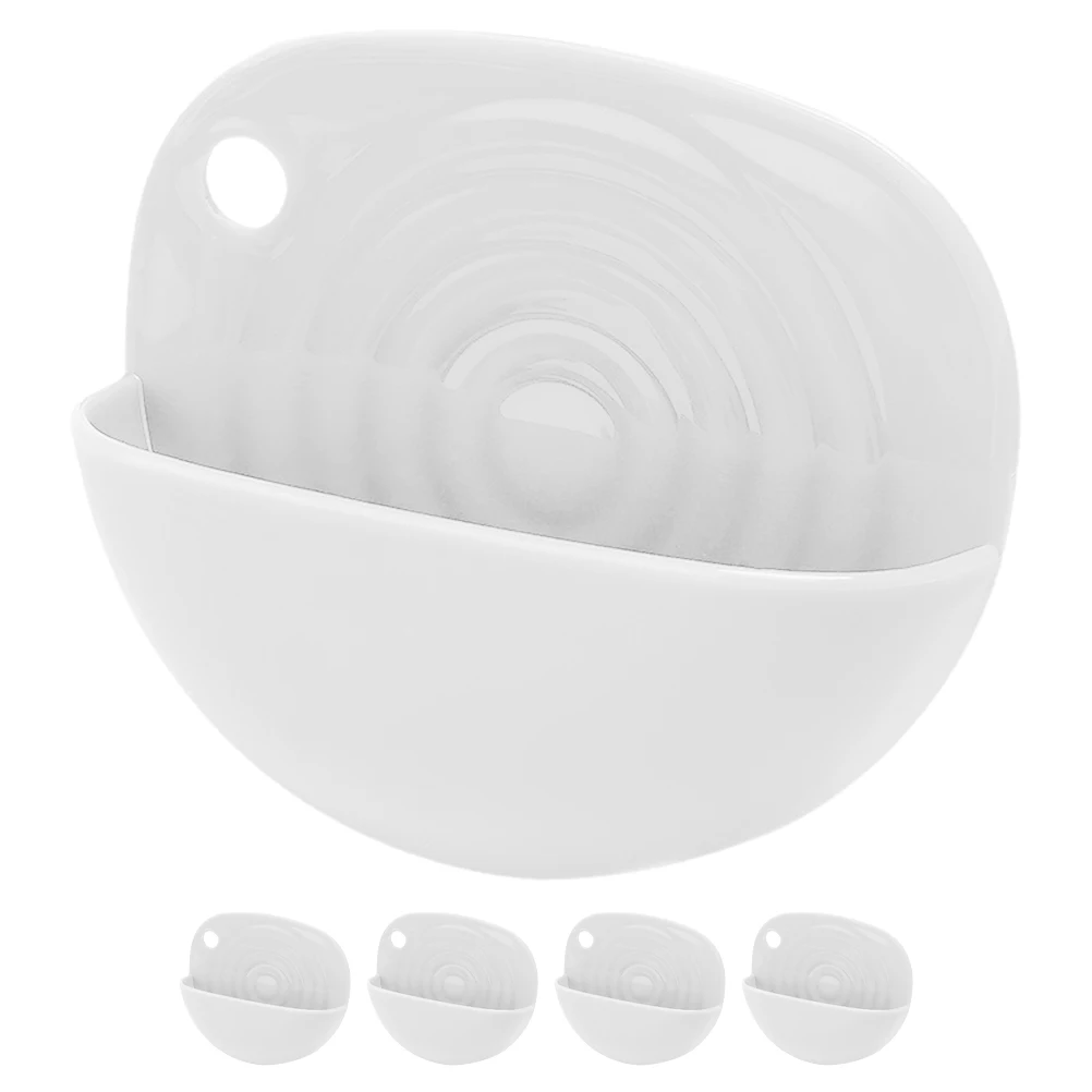 

5pcs Portable With Mini Washboard Compact Travel Holder For Bathroom Household Use Lightweight Plastic Soap Dish Easy