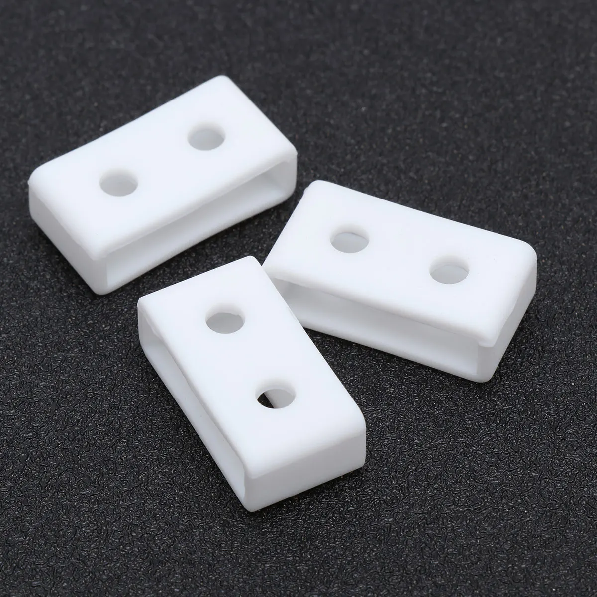 

3pcs Silicone Watch Band Loops Replacement Fastener Rings For Ga110 Ba 16Mm White Durable Flexible Sturdy Easy Install