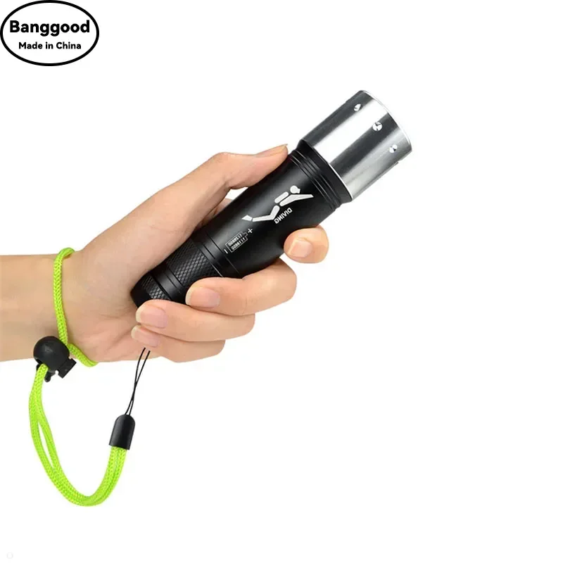 D37 1200LM Led Diving Flashlight 3 Mode Underwater Waterproof LED Scuba Lamp Dive Flashlight Torch By AAA/18650/26650 Battery