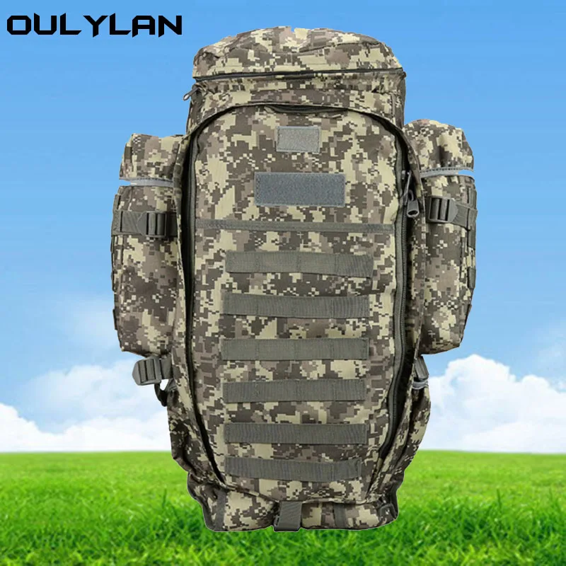 

Outdoor Hiking Camping Backpack Combination Rucksack Men Military Fans Multifunction Hunting Bag Mountaineering Camping Bag