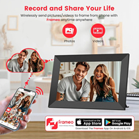 Frameo Memory Picture Frame 10.1 Inch 16GB/32GB Smart WiFi Digital Snap Frame with 1280x800 IPS HD Touch Screen Wall Mountable