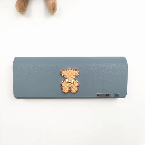Imagen 2 del producto Caja de gafas de sol de oso, estuche antiarañazos para gafas, estuche protector para gafas, soporte para gafas, regalo para niña B2