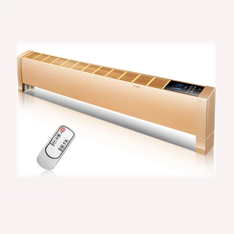 Warm Air Blower Footer Heater European Fast Thermoelectric Convection Wall Hanging Electric Mobile Intelligent Mechanical Remote