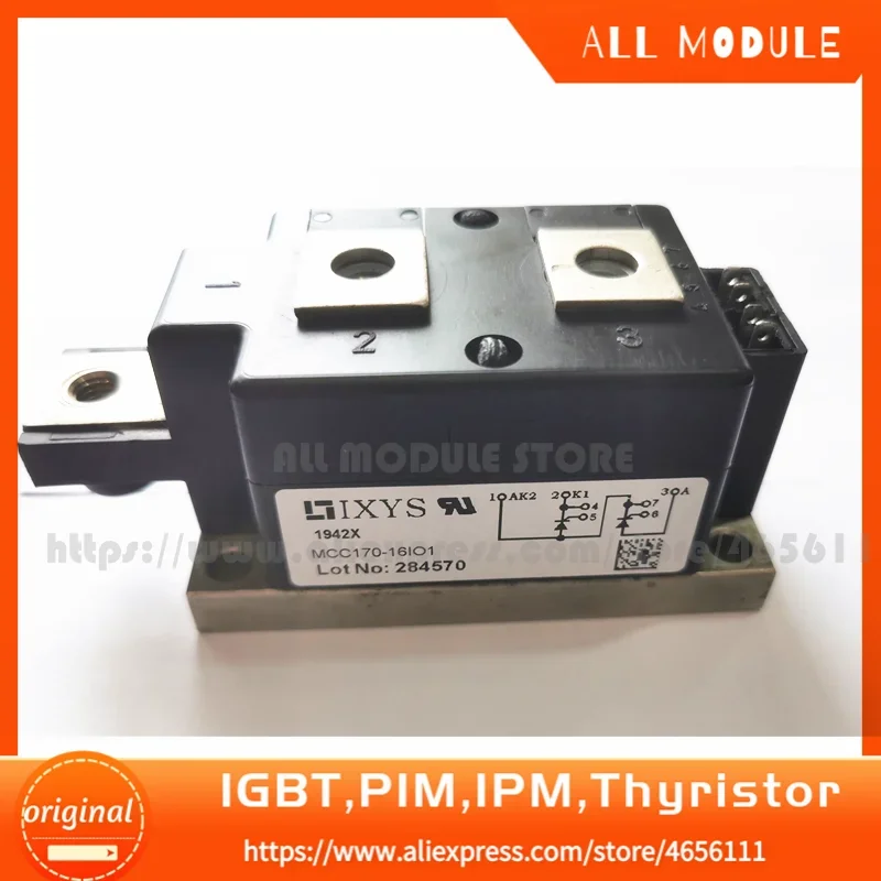 

MCC170-16IO1 MCC170-14IO1 MCC170-12IO1 FREE SHIPPING NEW ORIGINAL THYRISTOR MODULE