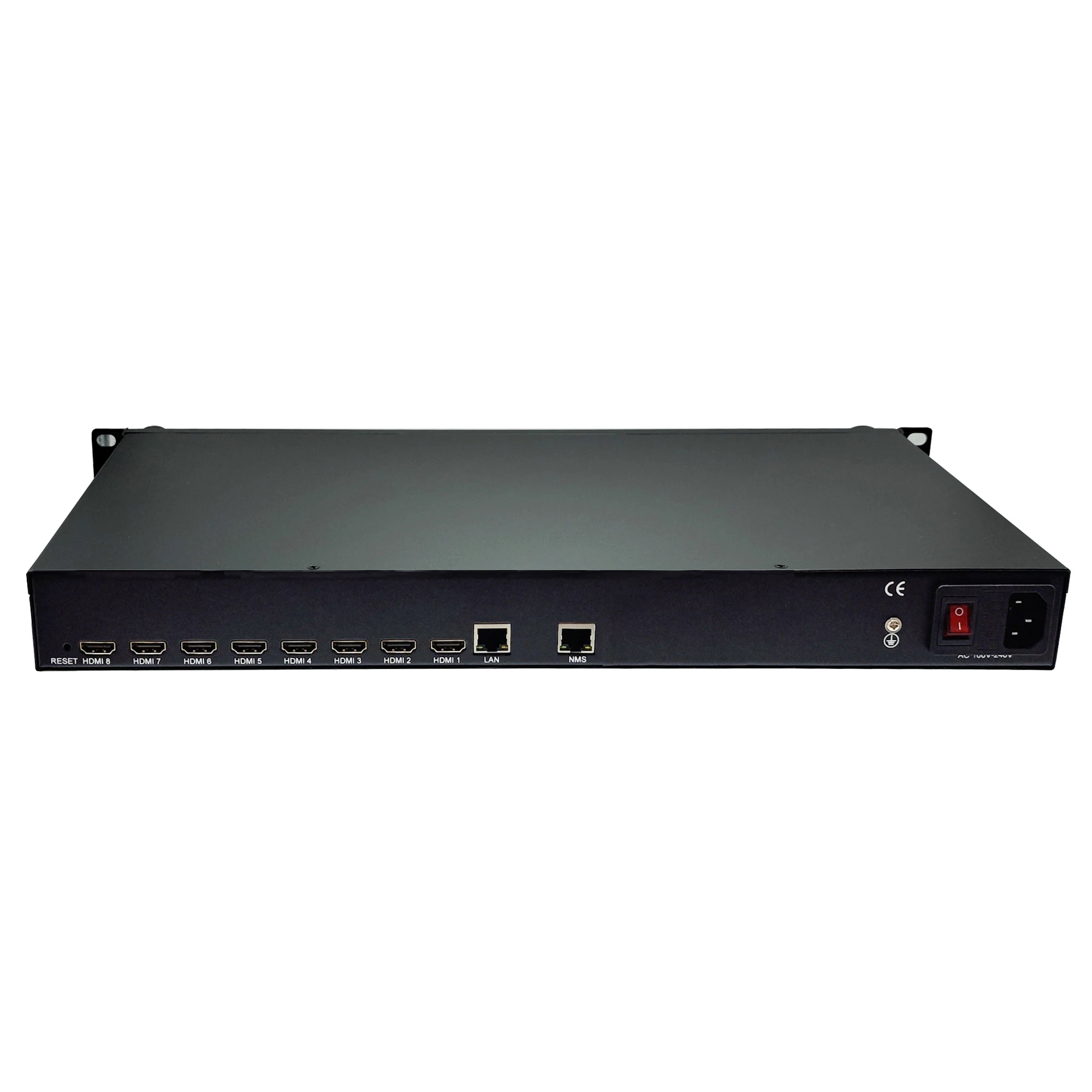 8-channel Hdmi to Ip encoder catv IPTV TV system front-end equipment H.265 H264 HD video streaming live encoder