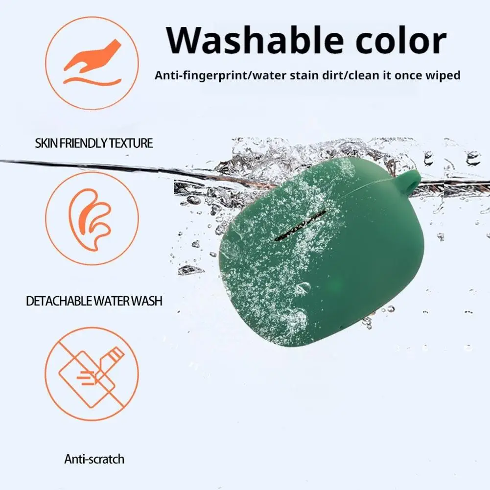 For Realme Buds T200 Lite Headphone Case Bluetooth Soft Silicone Headphone Case