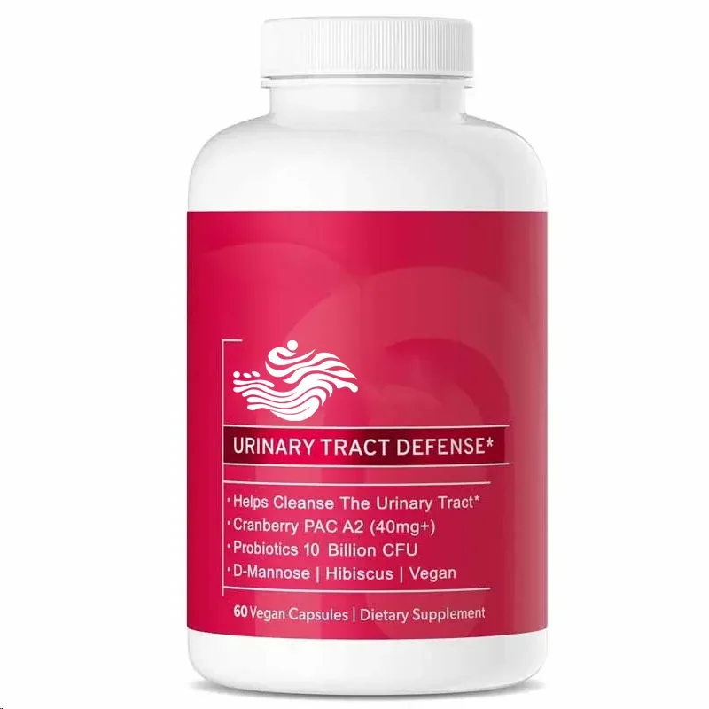 

60 Capsules 40mg D-mannose And Probiotic Cranberry Urinary Tract Supplement Cleansing Support