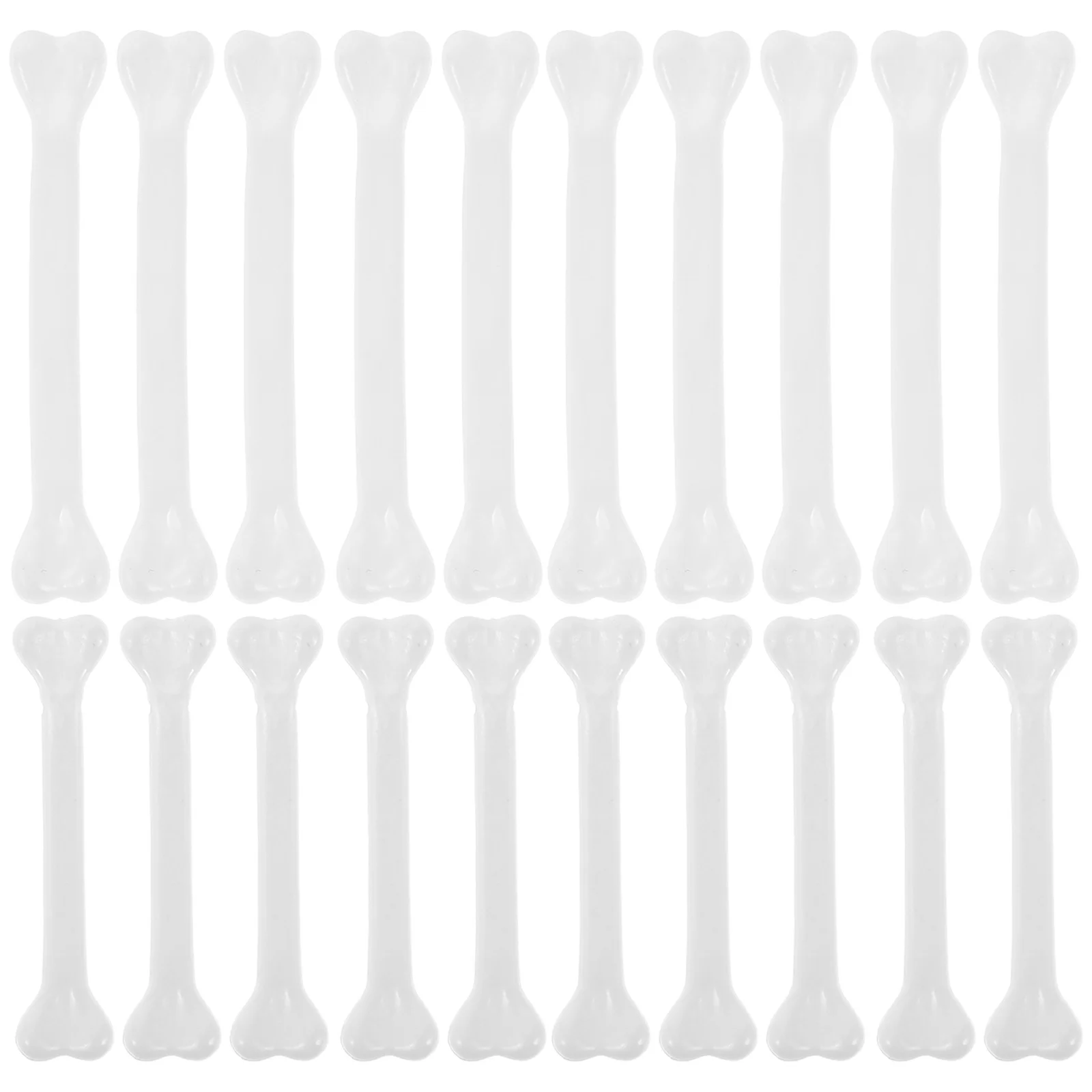 30 قطعة العظام البشرية مقلد عظام بلاستيكية صغيرة لزينة الهالوين حفلة مخيفة منزل مسكون الدعائم الحلي العظام وهمية