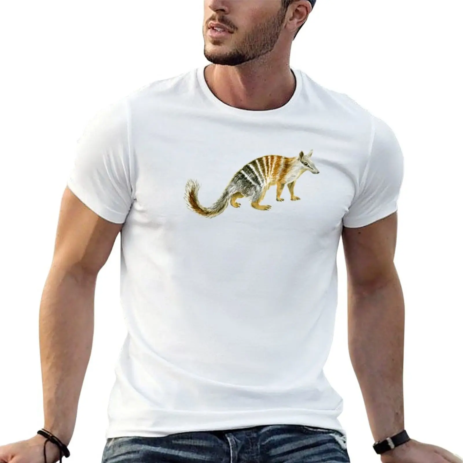 

Numbat from Watercolours by Julia T-Shirt man t shirts high quality luxury brand man graphic t shirt T-Shirt