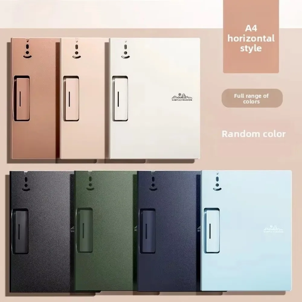 Thickened Dual-use Plate Clamp Durable Waterproof Test Paper Storage Organizer A4 Size Plastic File Folder Stationery Supplies