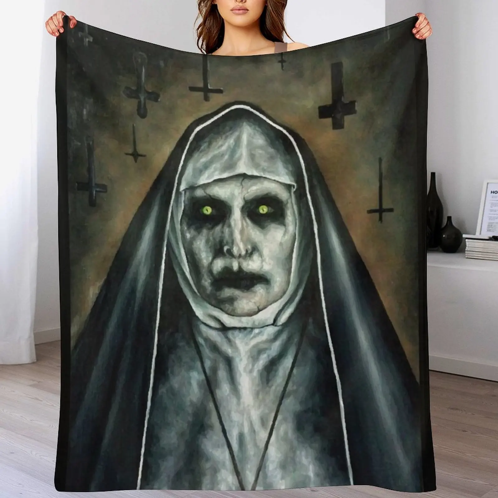 

Ed Warren-NUN Throw Blanket