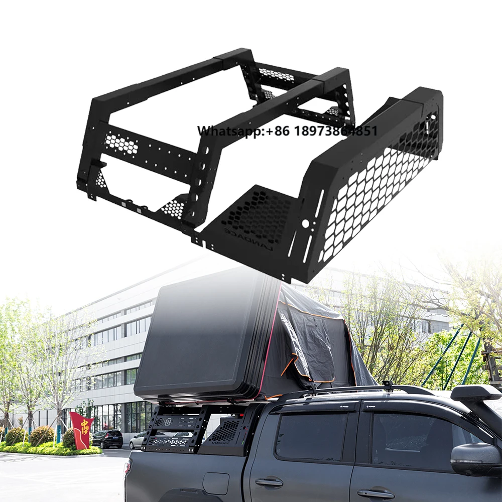 

Practical Bed Rack Truck Cargo Rack System Fits Ford Jeep JK Pick up