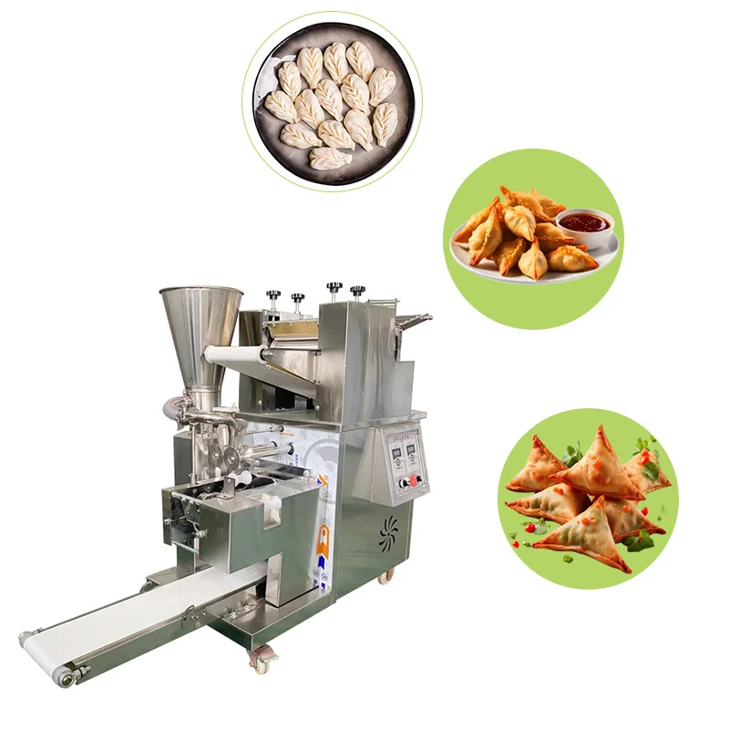 Máquina Automática para Hacer Samosas de Acero Inoxidable de Alta Eficiencia, Máquina Automática para Pastelitos, Empanadas, Gyozas y Pasteles