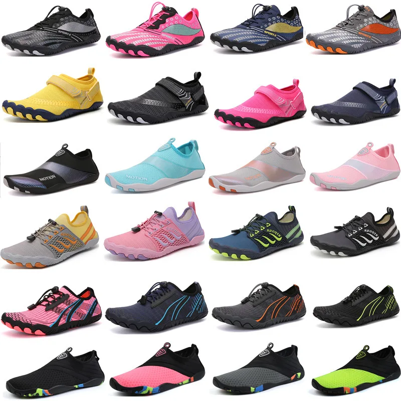 Beach Wading Shoes Fast Dry Men's and Women's Outdoor Hiking Climbing Five-finger Shoes Non-slip Indoor Treadmill Fitness Shoes