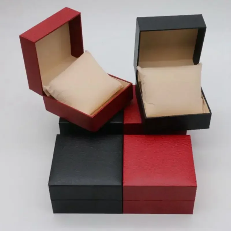 1pc relógio organizador caixa de armazenamento pu único caso exibição relógio de pulso titular viagem jóias relógio organizador para presente masculino