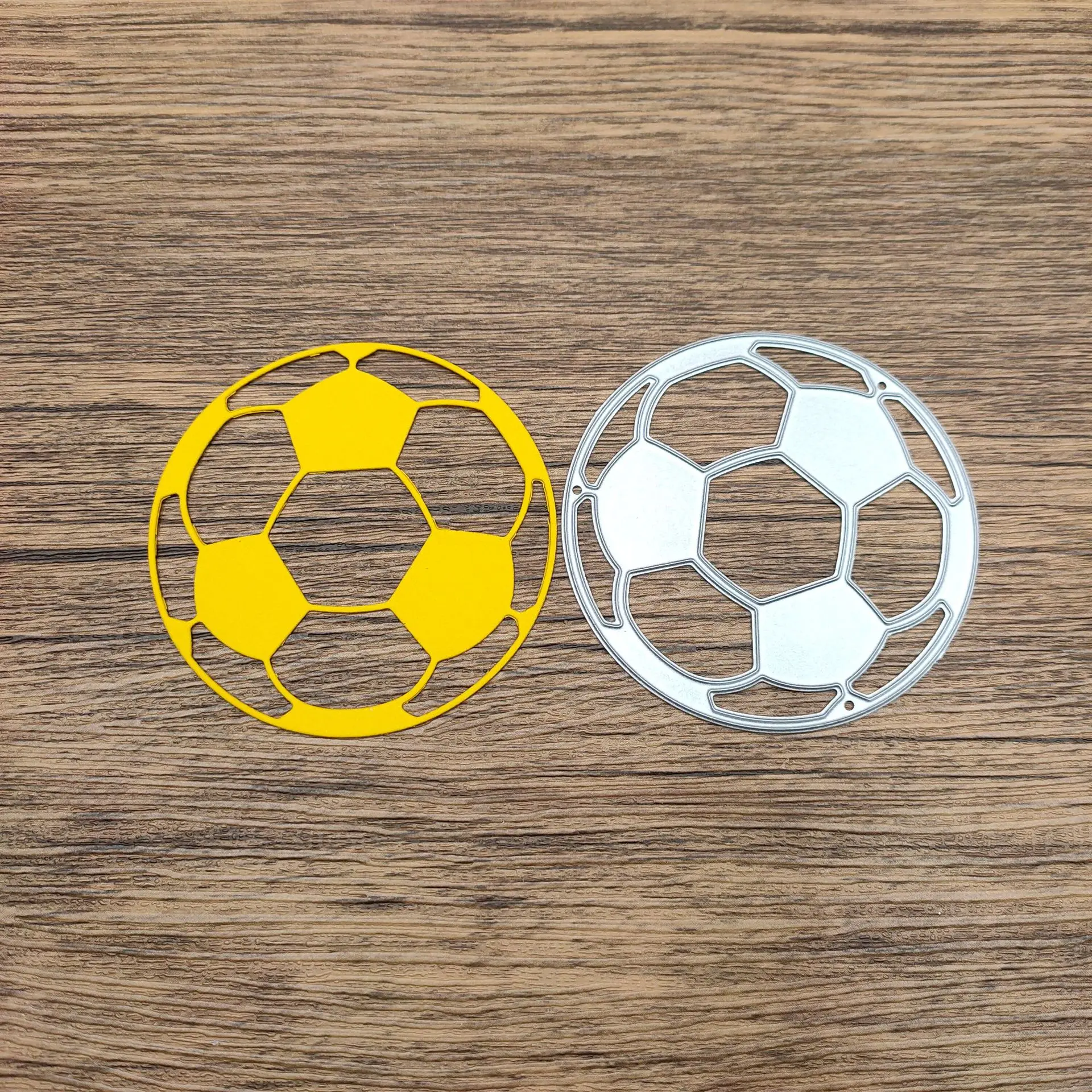 Football Metal Cutting Dies for DIY Scrapbooking Stencil Template Paper Card HandCraft Embossing Knife Mould New Arrival 2024